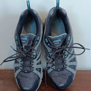 AVIA Gray and Teal Hiking Athletic Shoes  Sz 11